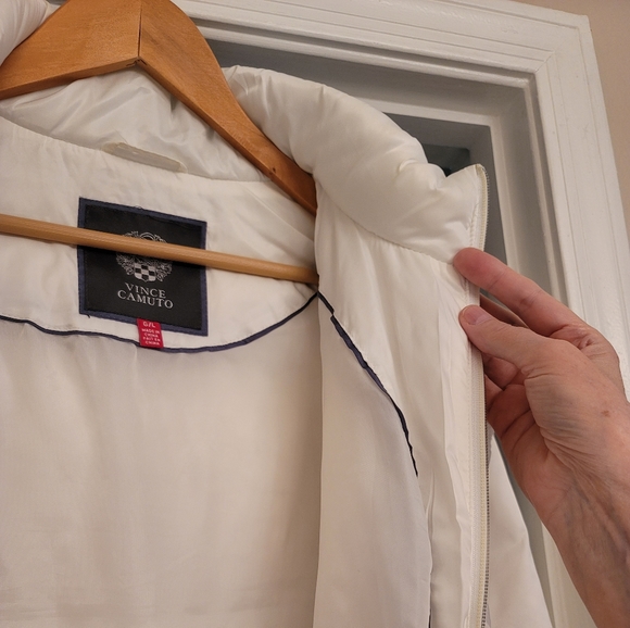 š¤LUSCIOUS WINTER WHITE VINCE CAMUTO DOWN COATš¤ - Picture 13 of 16